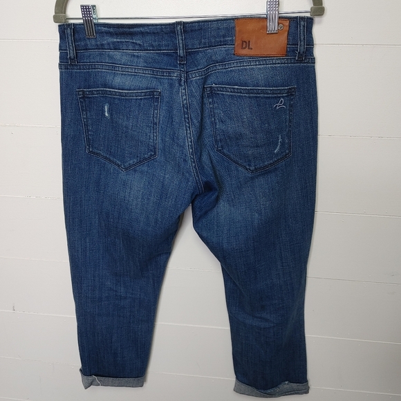 DL1961 Riley Boyfriend Crop jeans size 26 - Picture 9 of 16